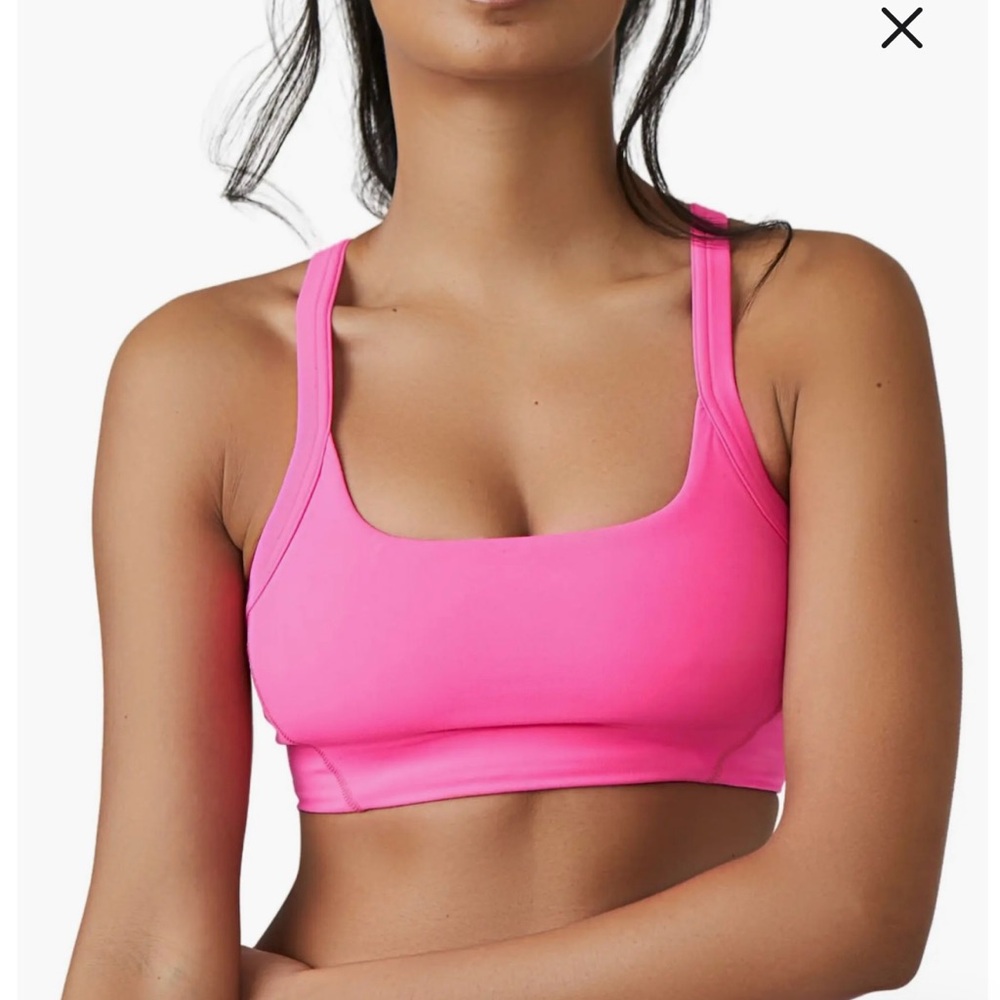 FP MOVEMENT Never Better Racerback Bra Hot Pink Large